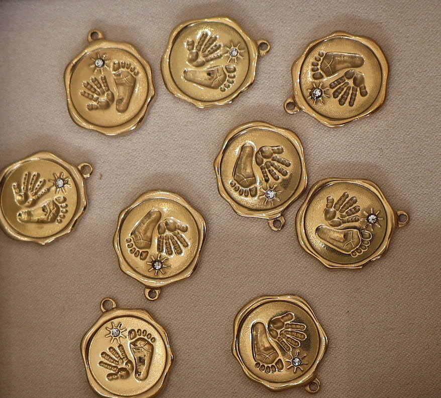 Hand & Foot print charm