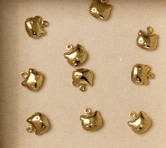 Kitty Face Charm