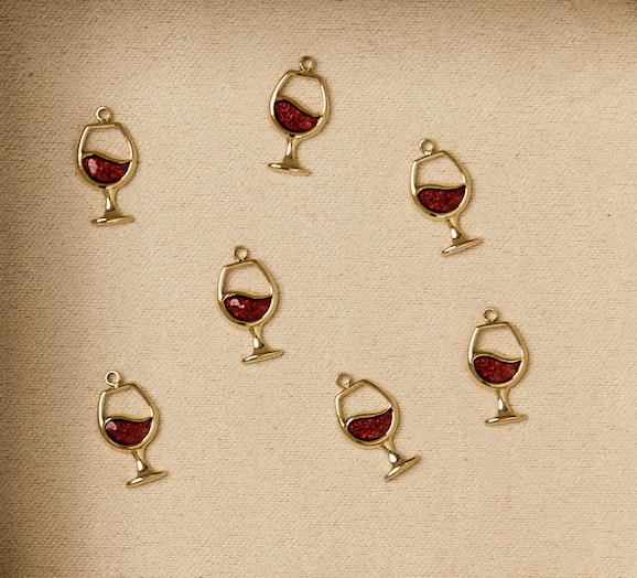 Red Wine Charm