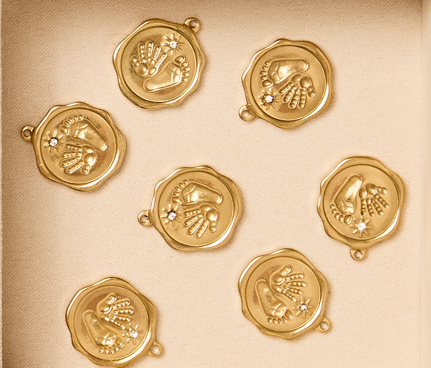 Hand & Foot print charm