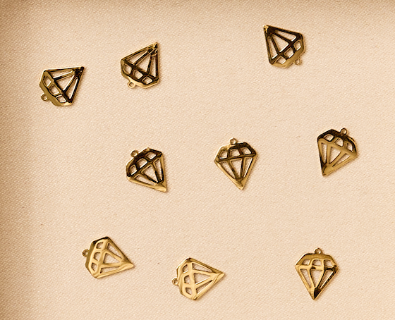 Diamond Shape Charm