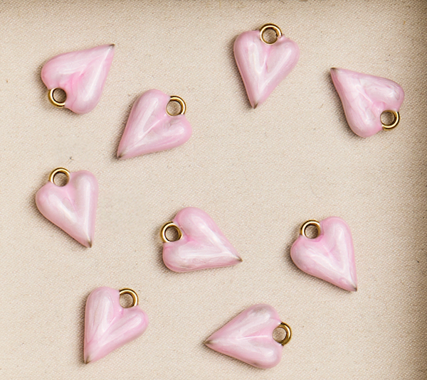 Pink Heart Charm