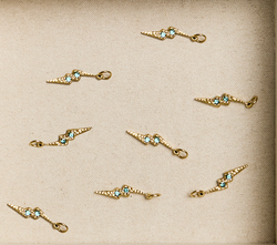 Fancy Lightning Bolt Charm