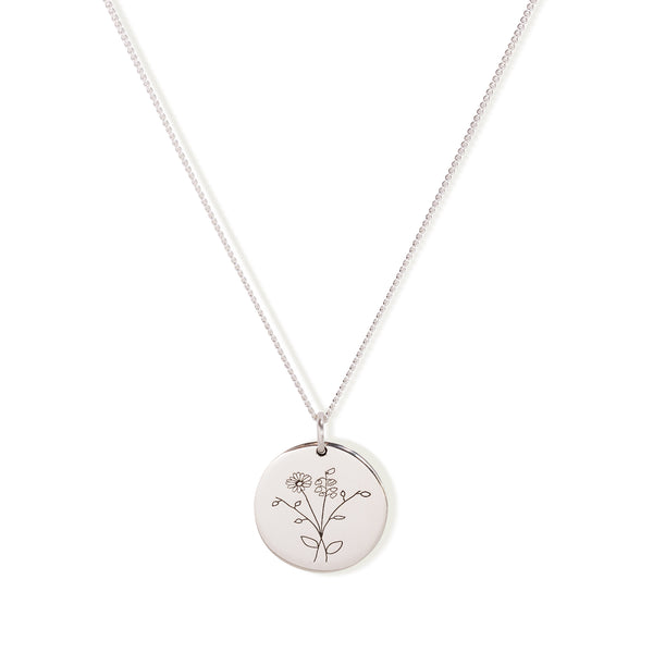 Silver Bouquet Necklace