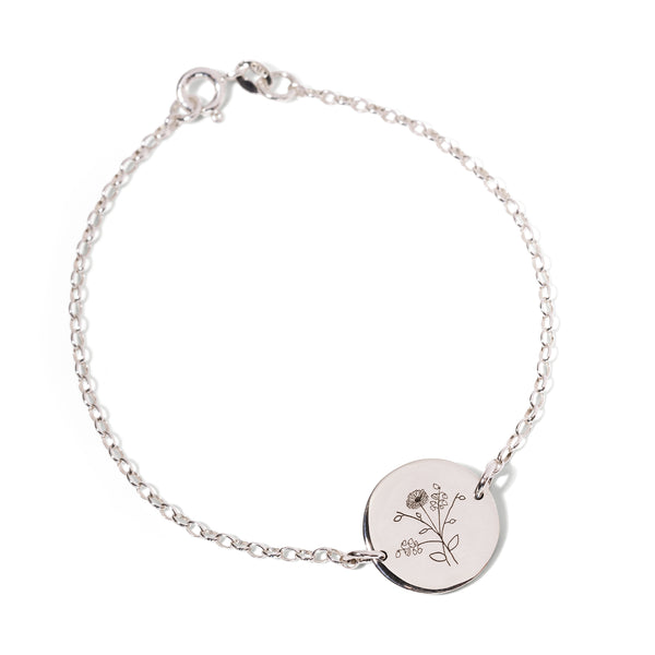 Silver Bouquet Bracelet