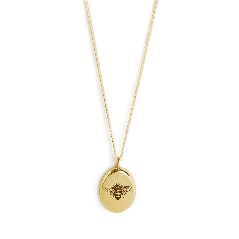 Gold Bee Necklace