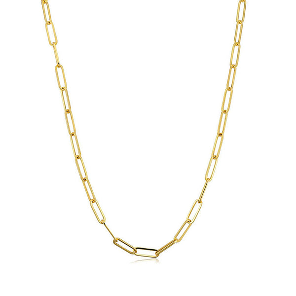 Yellow Gold Paperclip Chain - Ready to Ship
