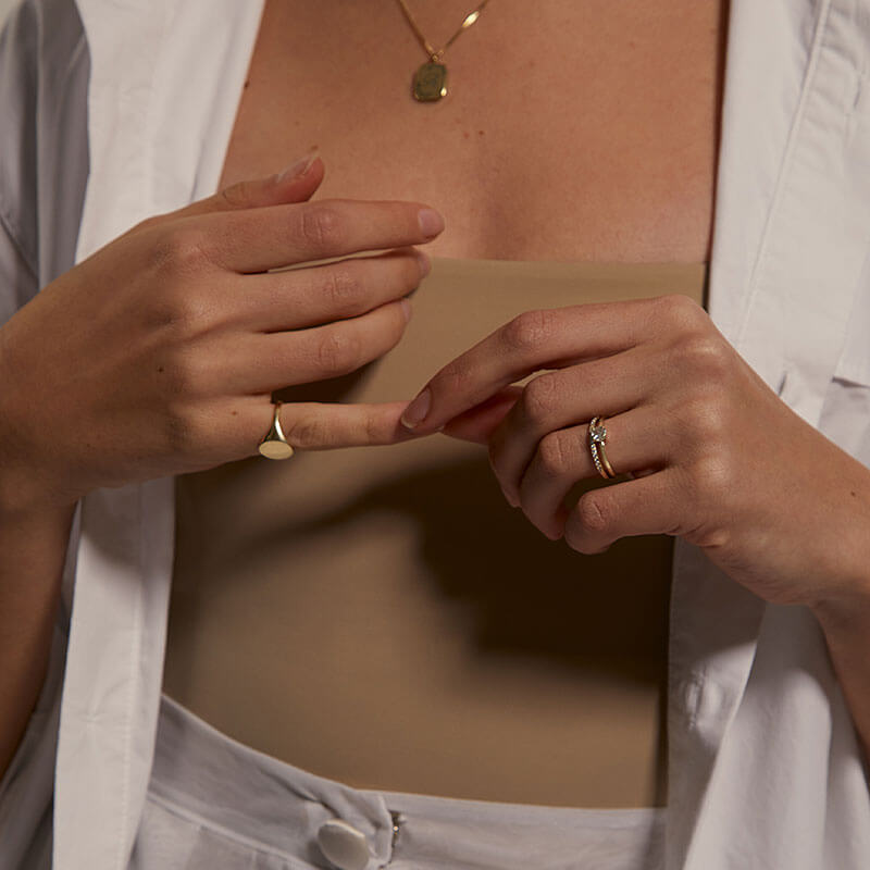 Classic Gold Signet Ring