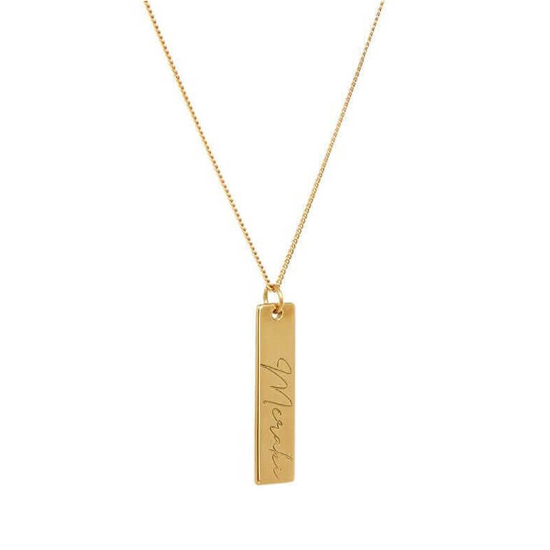 Gold Bar Necklace
