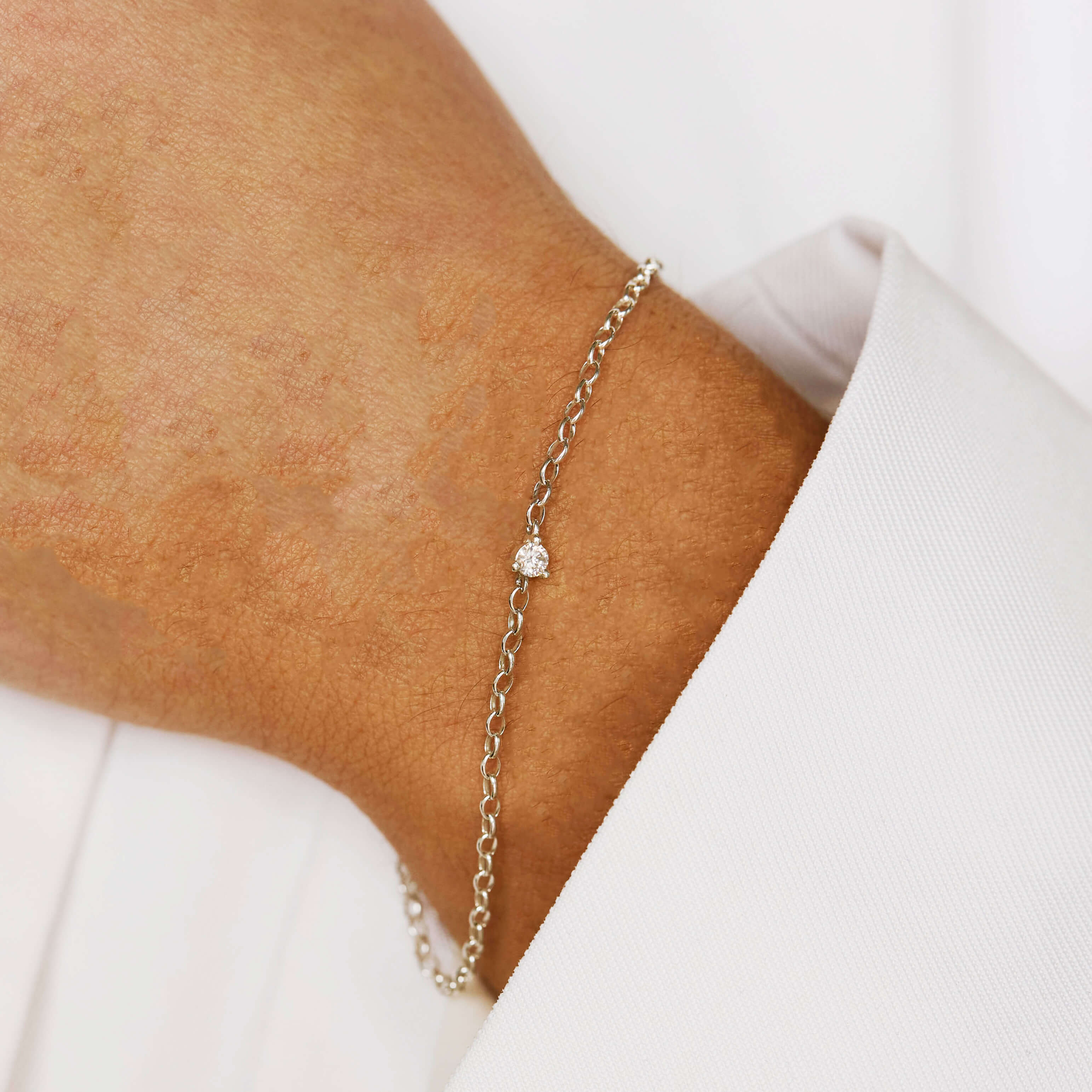 Silver Stud Bracelet