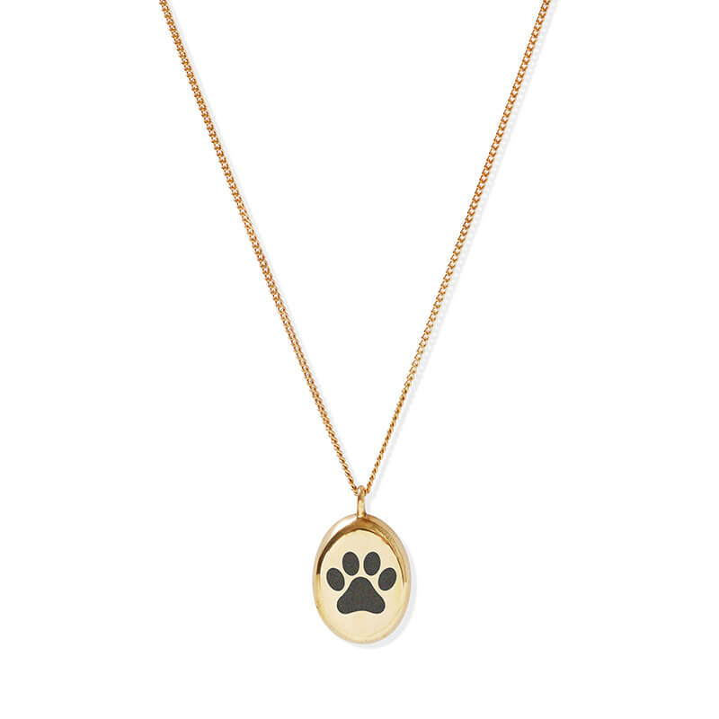 Gold Paw Necklace