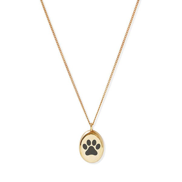 Gold Paw Necklace