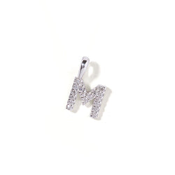 Silver Petite Initial Pendant