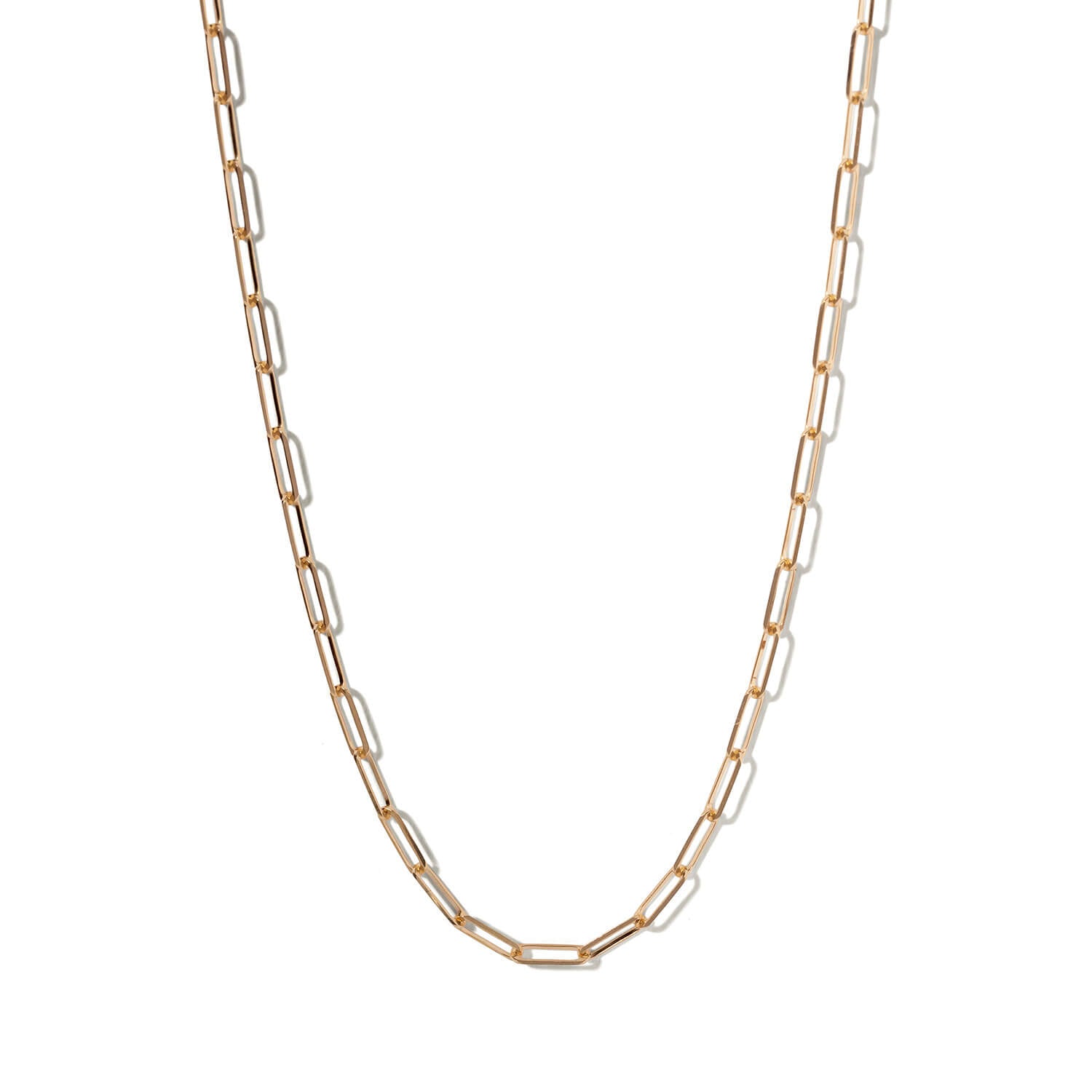 Gold Paperclip Chain