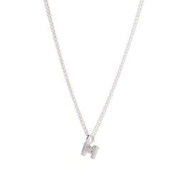 Silver Petite Initial Necklace