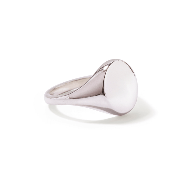Silver Classic Signet Ring