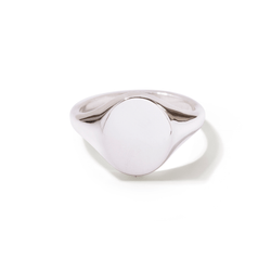 Silver Classic Signet Ring
