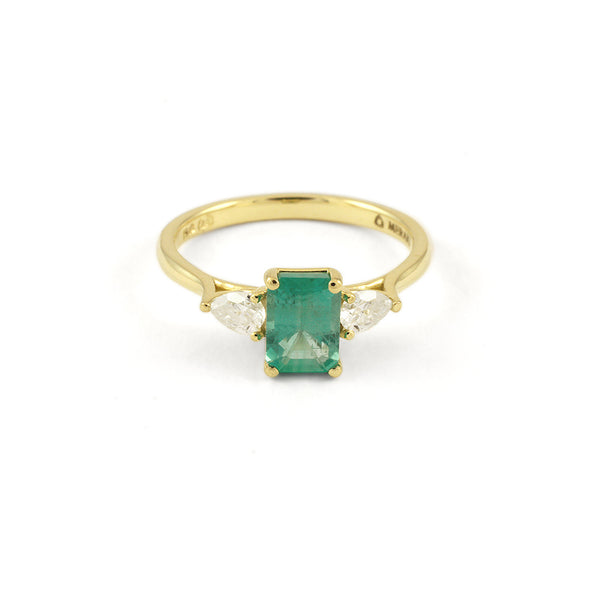 Olivia Emerald Ring